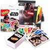 Star Wars UNO Card Game Set - Bundle with Movie Themed UNO Deck for Kids Plus Stickers, More | Star Wars Card Game for Kids, Family Game Night