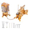 Steam Engine Model Kit, ENJOMOR Watt Steam Engine Steam Pump with Boiler Generator for STEM Learning & Physical Experiment Demonstration