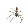Steampunk Mechanical Spiders Assembly Puzzle Model with LED Abdomen Circuit for Home Decor， Assembly Fun， Enthusiasts Spiders Puzzle Model