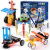 STEM Kits for Kids Ages 6-12, 5-in-1 Robot Building Science Kit for Boys Girls, DIY Robotics Engineering Projects, Educational STEM Toys, Birthday for Kids Age 6 7 8 9 10 11 12