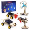 STEM Kits for Kids Ages 8-10-12-14, Stem Toys for Boys Age 8-12, Science Projects, Solar Car Building Kits, Activities Engineering Kit, Gifts for 8 9 10 11 12 Year Old Boys