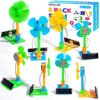 STEM Kits for Kids Science STEM Toys, 8 Bulk Solar Powered Crafts Boys Girl