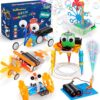 STEM Robotics Kit Set Science Experiments Project Activities for Kids 6-8 8-12 Engineering Building Electronic Motor Robot Craft for 6 7 8 9 10 12 Year Old Boy Girl Toys Birthday