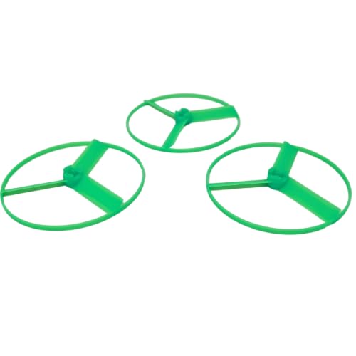 Stem Source 3-Count Replacement Fans for Snap Circuits Projects Compatible with 6SCM1F ClassPack & Standard Motor Modules – Essential Spare Parts for Schools & Hobbyists (Green Glow)