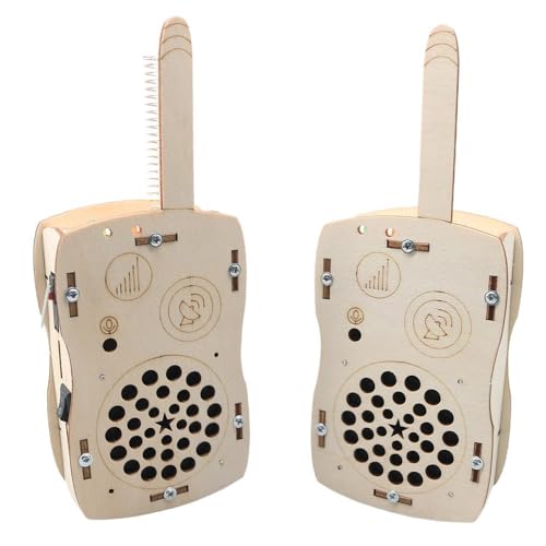 STEM Toys for Age 6-8-13 Crafts Kits Building Your Own Walkie Talkies for Kids Stuffers Birthday Gifts for 6 7 8 9 10 11 12 14+ Years Old Boys Girls Teens Engineering DIY Electronics Circuit Projects