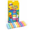 STERLING PRODUCTS 12 Giant Pavement Chalks – Non-Toxic Washable Sidewalk Chalk for Kids, Vibrant Assorted Colours, Creative Outdoor Art Play for Driveways, Playgrounds, and Pavements (10cm Length)
