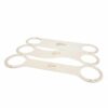 Stgfyxgs Kids Balance Board Balance Beam Stepping Toy Wooden Board For Early Learning Movement And Footing Stability With Rounded Corners Suitable for preschool kindergarten playroom classroom , Thickened 1.8cm Wavy Enlarged Footprint Set