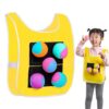 Stick Ball Vest for Kids Throwing Target Game 5 Pieces 1 Vest