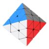 Stickerless 3x3 Octahedron Cube Challenging Speed Puzzle for Enhancing Cognitive Skill Parent Brains Teaser Puzzle Game