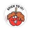 Stick to It!/ Caramel Apple Scent Retro Scratch 'n Sniff Stinky Stickers by Trend; 24 Seals/Pack - Authentic 1980s Designs!
