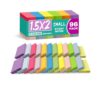Sticky Notes 1.5"x2", 96 Pad Mini Sticky Pads for Quick Reminders and Color Coding, Perfect for Office, School and Home Organization - Bright