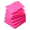 Sticky Notes 3x3 Pop Up with Bright Colors (Rose Red), 4 Pads 90 Sheets/Pad