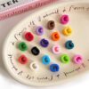 Stiesy 160Pcs Acrylic G Letter Beads Large Hole Capital Alphabet Beads