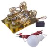 Stirling Engine Kit, ENJOMOR Paratactic 4-Cylinder Hot Air Stirling Engine Generator with Bulb & Voltmeter for STEM Learning & Physical Experiment Demonstration