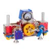 Stirling Engine Kit, Horizontal Opposed Double-Cylinder Flame-Licker Suction Fire Vacuum Stirling Engine Generator Model for STEM Learning & Physical Experiment Demonstration