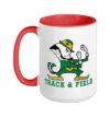 St. Joseph Catholic School Saints Track & Field Ceramic Mug, Red/White, 15oz