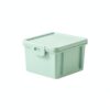 Storage File Box with Lid, Small PP Plastic Organizer for Desk and Drawer Sorting, 3.7 x 3.1 x 2.4 Inches, 1 Count
