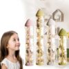 Storage Tube for Stuffed Animals with Zip, Large, Transparent Toy Organiser for Children, Plush Toys, Teddy Bears, Toy, Staubdi, G+Light, 172 cm / 68 inches