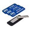 Store Manager 1 x 3 Name Tag/Badge, Magnetic Backing Blue, (3 Pack)