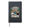 St Patricks Day Funny Irish Saint Paddy Lucky Teacher School Hardcover Journal, Black