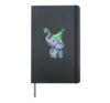 St Patricks Elephant with Party Hat Hardcover Journal, Black