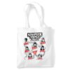 Stranger Things Tales From 85 Character Vines Grocery Travel Reusable Tote Bag, White, 38X42Cm