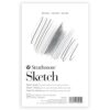 Strathmore 200 Series Tape Bound Sketch Pad, 50 lb. Sketch Paper, 5.5 X 8.5 inches, White, 100 Sheets (25-505)