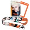 Stray Kids Run IT Photocard Holder Case and Lanyard Set, 1 Pcs Lanyard & 1 Pcs ID Photo Holder Stray Kids Plastic Badge Holder with Strap SKZ Merch Gift (BANGCHAN1)
