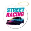 Street Racing Christmas Ornaments Xmas Tree 4 Pcs