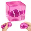 Stress Cube Squishy Stress Ball, Clownfish Squishy Stress Ball Fidget Toys, Sensory Toys for Adults with Autism Stress Balls for Kids Teens, Squeeze Toys for Anxiety Relief Party Favors Goodie Bag