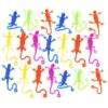 Stretchy Sticky Lizards, 20PCS Fidget Toy Set, Colorful Window Crawlers