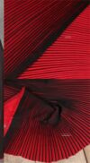 Stripe Pleated Chiffon Fabric Half Yard Sewing Dress Fashion Quilting Material