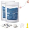 Strong Clay Iron Adhesive High-Strength Epoxy Repair Putty Waterproof Heat Resistant Multi-Purpose Sealing Filler Fast Bonding for Cracks Holes Metal Steel Wood Plastic Ceramic Tile Glass Pool (2PCS)