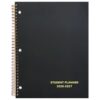Student Planner 2026-2027 Monthly & Weekly School Planner 2026-2027 Student Planners Academic Year for Middle and High School, Aug 2026 - Jun 2027, 8.2" x 10.7", Academic Planners with Stickers & 3-Hole Punched - Black