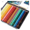 Students Draw Doodle Colored Pens With Water-soluble Pencils With Lead