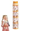 Stuffed Animal Storage - Stuffed Animals Storage Organizer Tower | Large Capacity Clear Container with Wheels, Stuffy Holder Cute Room Decor,for Playroom Bedroom Nursery