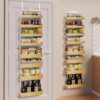 STURDIFLOW 8-Tier Over The Door Pantry Organizer | Spice Rack Wall Mount with No-Shake Design, Adjustable Baskets | Hanging Seasoning Shelves, Storage Organization for Kitchen Cabinet & Closet