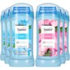Suave Deodorant for Women, Powder 3-Pack + Fresh 3-Pack – Invisible Solid Antiperspirant Deodorants, 48H Protection, 2.6 Oz Ea