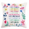 Sufamb Inspirational Nursery Floral Pillow Cover 18x18 Double-Sided