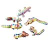 SUKIPIN 6 Pack 3D Printed Animal Fidget Toys ADHD Stress Relief Rainbow