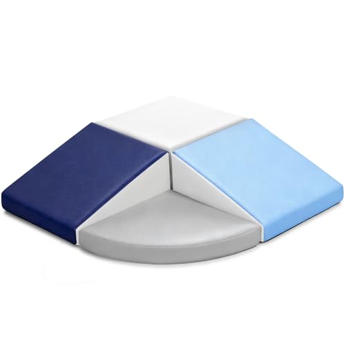 Sumbababy Climbing Foam Blocks for Toddlers: PU Leather Foam Blocks for Kids Active Play - Toddler Climbing Toys Indoor - Durable Playground Gym Preschool Toddler Toys for Boys and Girls