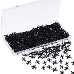 Sumind 400 Pieces Fake Ants Prank Plastic Black Ant Realistic Ant Halloween Joke Toys for Halloween Party Decoration Supplies April Fool's Day Props