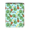 Summer Blue Sky Floral Butterfly Pineapples Tropical Leaves Book Sleeve