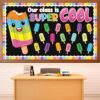 Summer Ice Pop Bulletin Board Set Colorful Hello Summer Classroom Decorations Our Class is Sweet Ice Lolly Paper Cutouts Back to School Bulletin Board Borders for Classroom Chalkboard Wall Door Decor