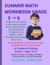 Summer Math Workbook Grade 5→6: Bridge from 5th Grade to 6th Grade with Daily Review, Spiral Practice, Real-World Word Problems, Visual Models, ... for Summer Learning and Homeschool Success
