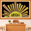 Summer Sunshine Motivational Bulletin Board Set Classroom Affirmation Sun Growth Mindset Bulletin Board Decor Station Motivational Positive Wall Decor Health Posters for School Home Office Supplies