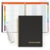 SUNEE Teacher Planner 2026-2027 Academic Year, 8 Periods Lesson Plan Book Jul 2026 - Jun 2027, 8.5"x11" Weekly Monthly Organizers Horizontal Layout with Calendars, Bookmark, Flexible PVC Cover, Black