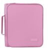 SUNEE Zippered Binder Bag with Handle, 2-Inch 3-Ring O-Ring, 500-Sheet Capacity, Includes Zip Pocket, 5-Tab Expanding File Folder, Multi-Pocket Organizer Binder for Middle School, Grape Purple