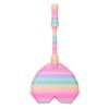 SUNGOOYUE Contactless Payment Wand, 3D Printed PLA Card Holder Wand with Heart Topper, Concealed Card Slot, 14 Inch Anti Slip Handle for Role Play Learning and Daily Tap to Pay (Rainbow)