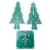 Sunisfa 3D Christmas Tree DIY Electronic Circuit Kit Electronic Circuit Project Kit DIY Christmas Tree with 16 LED Lights 4 Groups Blinking for USB or Dry Battery (Colorful Set)